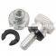 Motorcycle Rear Fender Seat Bolt Screw Nut License Plate Mount Knob Cover For Harley XL Dyna Touring COV Softail