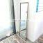 Standing Dressing Metal Black Gold Frame Mirror