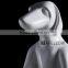 hot sale white window display dog mannequin