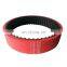 Rubber timing belt with red glue T10-610
