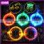 fancy cheap round led lighted up shoelaces with battery