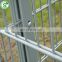 Galvanized iron ornamental double horizontal bar wire mesh 2D fence on sale