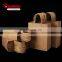 Sunkea custom food packaging brown paper bags with handles