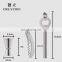 Creation Professional Bamboo Wood Stand 350ml Martini Cocktail Shaker Factory Stainless Steel Home Mini Wine Bar Accessory Set