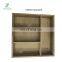 Bamboo ziplocked bag storage box Amazon bamboo plastic bag storage box pastoral bamboo garbage bag storage box