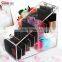 clear makeup storage jewelry 2 cups acrylic makeup brush organiser