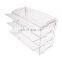 3 Tiers Acrylic Bakery Cabinet Showcase Acrylic Display Case for Cake Donuts Bread