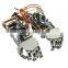 5DOF Humanoid Five Fingers Metal Manipulator Arm Left Hand+Right Hand with A0090 Servos for Robot DIY