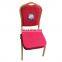 Customized stackable leisure banquet hall hotel dining metal chair leg