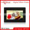 2016 China factory price 7 inch High Resolution Digital Frame