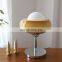 Italian Medieval Design Style Table Lamp Living Room Bedroom Egg Tart Table Light for Indoor