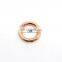 Rose Gold Iron Round Ring For Handbag