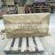 Wholesale high quality beige sandstone mushroom surface exterior wall decor panel natural stone slab