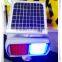 Factory direct road safety red and blue solar LED strobe light