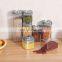 7pcs Plastic Kitchen and Pantry Organization Canisters Airtight Food Storage Containers with Lids Dry Food
