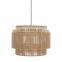 Manufacturing Jute Lampshade Rustic 100% nature Pendant Light Decor Home Wholesale