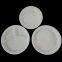 Wholesales 10 Inch 3-Compostable Round PP Plastic Plates Disposable Dinner White Party Dish
