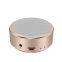 Round Aluminum Wireless Stereo Mini Speakers