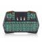 Desk Portable Air Mouse 7 Color Backlit Keyboard Wireless Typewrite Mini 1600dpi Key Board Flying Mouse RGB Gaming Keyboards
