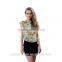 latest fashion blouse design custom made fashion lady blouse & top choli blouse designs B027
