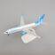 20cm B737 POBEDA With Wheels Metal Aircraft Plane Model Gift