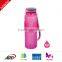 650ml flexible, collapsible, portalbe silicone water bottle with customer logo printing BPA free                        
                                                Quality Choice