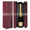 Beautiful Customized luxury single wine glass cardboard gift box
