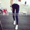 2016 New Slanting Pocket Washed Leggings Jeans for Women