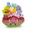 Develops Baby's Fine Motor Skills Stack Fun Farm Animal Shapes Wooden Stacking Blocks                        
                                                Quality Choice