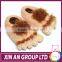 Custom CE audit warm soft plush bedroom slippers for men