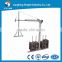 Aluminum construction lift hoist suspended cradle system ZLP800 / gondola working platform