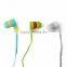 Print Logo Domed Logo Earphone With OEM Brand for Promotion