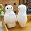 newest white big Baymax Silicone Coin Purse key bags with a wristsband