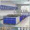 TOP Quality!!! C-frame steel and wool epoxy resin worktop laboratory island bench