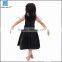 Halloween child black princess dress costume