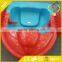 Amusement park swimming pool hand boat,dolphin paddle boat, kids paddle boat for sale