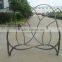 OEM custom modern metal bed iron wrought with single size twin size queen size king size