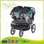 BS-49B 2016 europe new product high quality double baby stroller model and carrycot