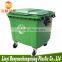 1100l large green china plastic dustbin