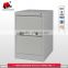 high quality gray 2 drawers metal filing cabinet