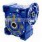 Die Cast Aluminum Alloy cast iron NMRV 025-150 Worm Speed reducer , PC pinion helical Gearboxs hollow or solid shaft output