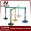 Crowd Control Barrier Retractable Belt Stanchion Queue Pole