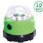 1W +10LED Magnetic small Camping lantern and Hook led flashlight Plastic hanging lantern mini plastic lantern