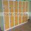 Ningbo cheap used steel lockers almirah cabinet with two doors