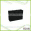 Popular brand custom made black shopping paper bag with handles