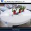 Round marble conference table, conference room desk