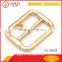 Simple metal gold plated pin belt buckles for garment and handbags