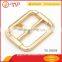 Simple metal gold plated pin belt buckles for garment and handbags