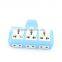 Female and male wireless 8 way outlet power strip socket with surge protection