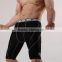 The low solid color fashion knee pants, compression mens shorts